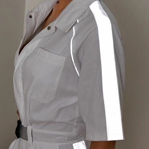 Reflective strip white Jumpsuit